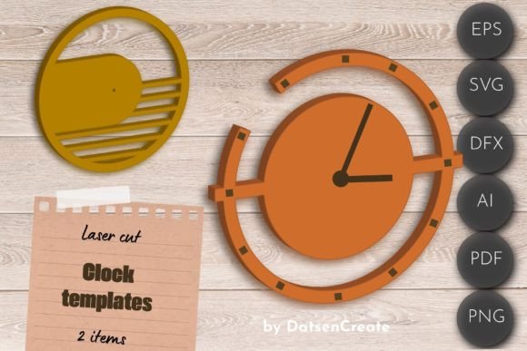 3D Layered Clock: Laser Cutting Wall Decor