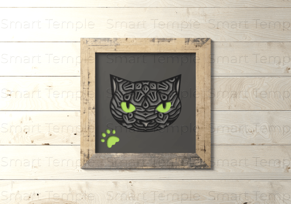 Autumn Laser Cutting: Black Cat Shadow Box & 3D Mandala SVG