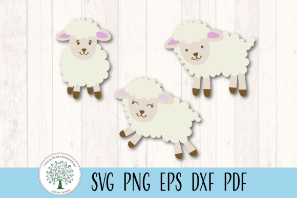 Baby Lamb Mini Bundle: Graphics for Crafts