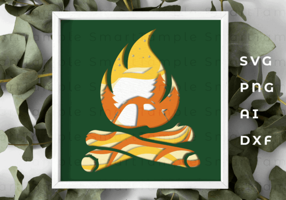 Camp Fire Shadow Box SVG: A 3D Adventure Review