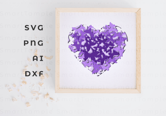 Heart Butterfly Shadow Box SVG: A Designer’s Review
