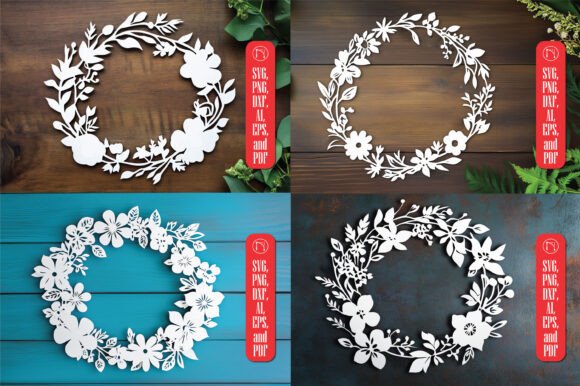 Laser Cutting Wall Decor: Flower Wreath SVG Review