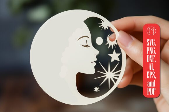 Magic Celestial SVG: Laser Cutting & Wall Decor