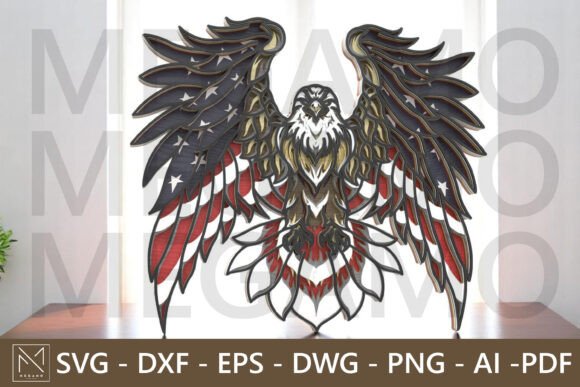 Majestic Eagle USA Layered SVG: A Designer’s Review