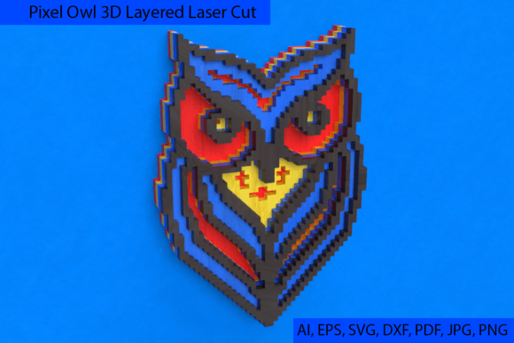 Pixel Owl 3D Laser Cut Wall Decor Review
