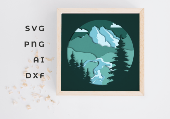 Review: 3D SVG Shadow Boxes & Layered Mountain Svg