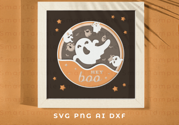 Review: Ghost Shadow Box SVG for Halloween Projects