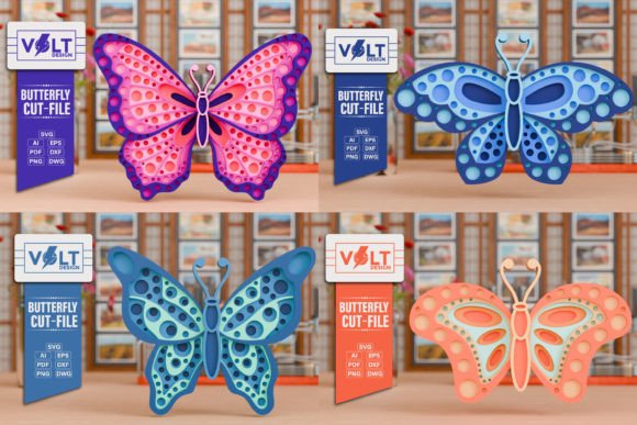 Reviewing the Butterfly 3D SVG Crafting File BUNDLE