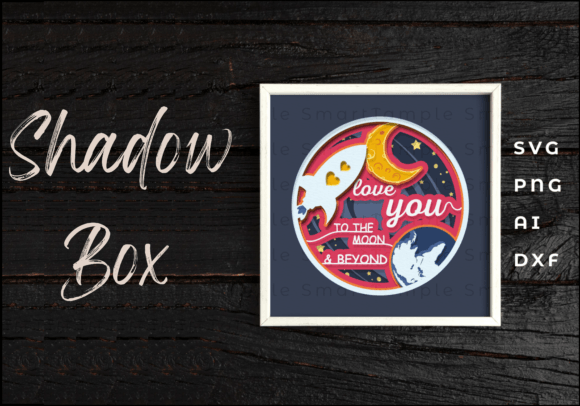 Space Shadow Box, Rocket 3D SVG Review